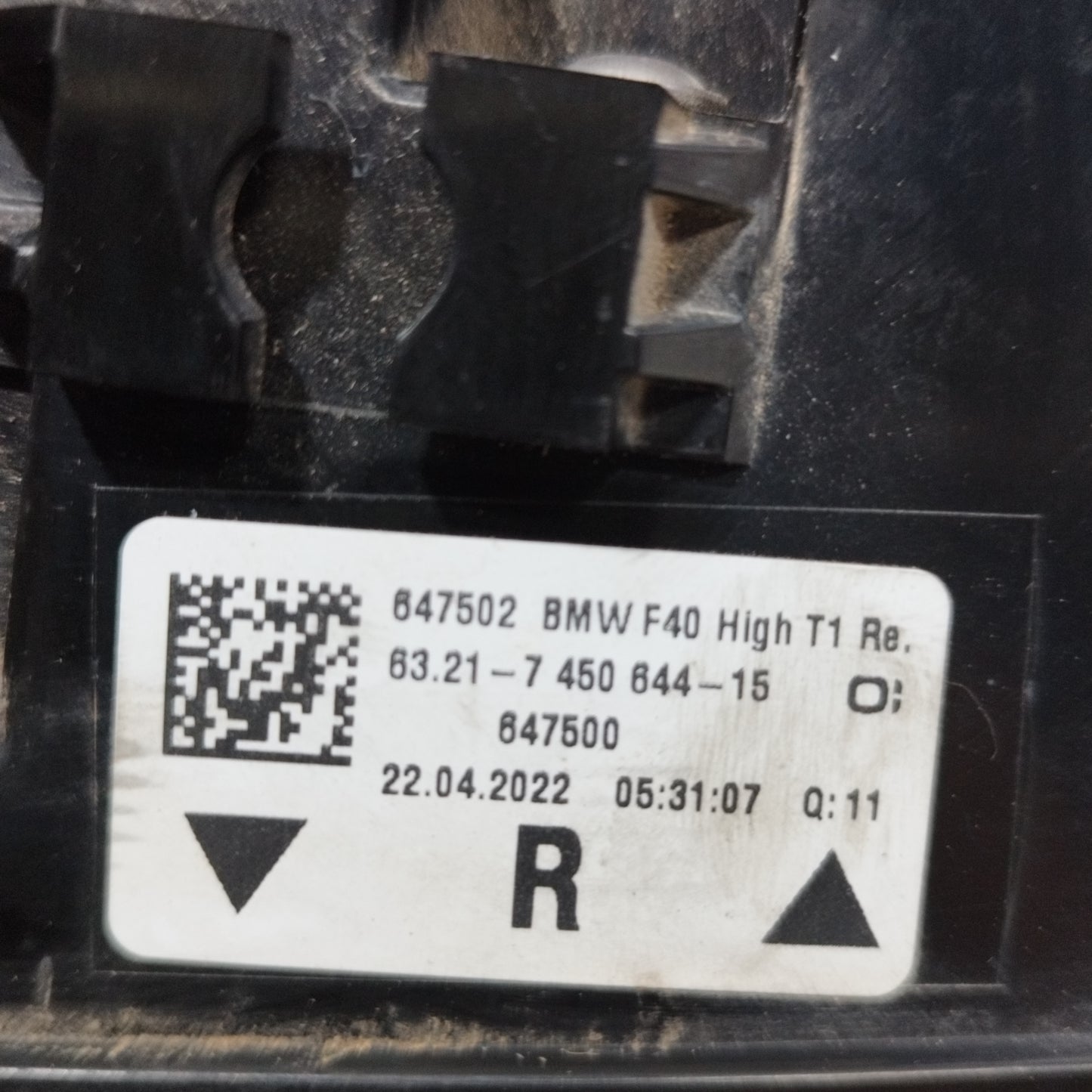 Außenleuchte hinten Dx BMW 1er F40 2022 Code: 647502 ecoAC8857