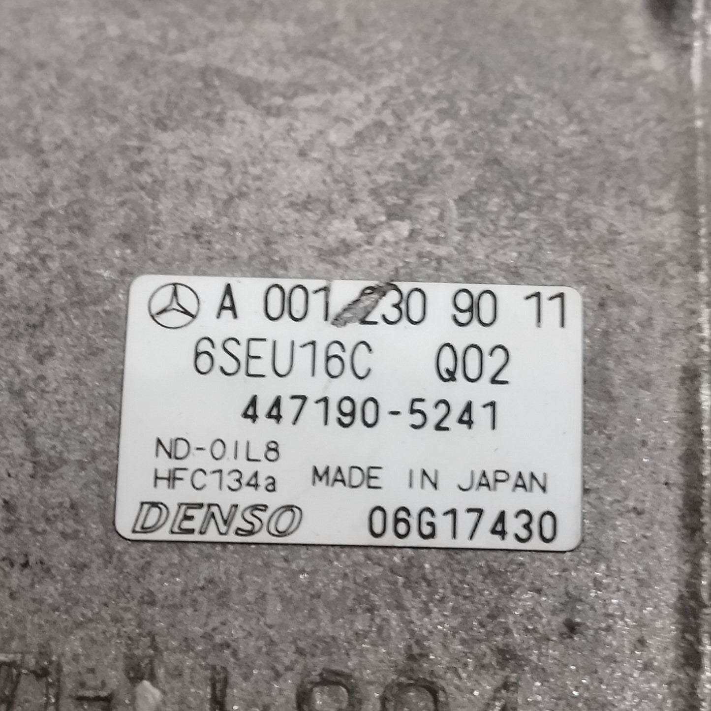 Compressore a / c Mercedes Classe A W169 1.5 B 2004-2012 cod: A0012309011 ecoAC16190