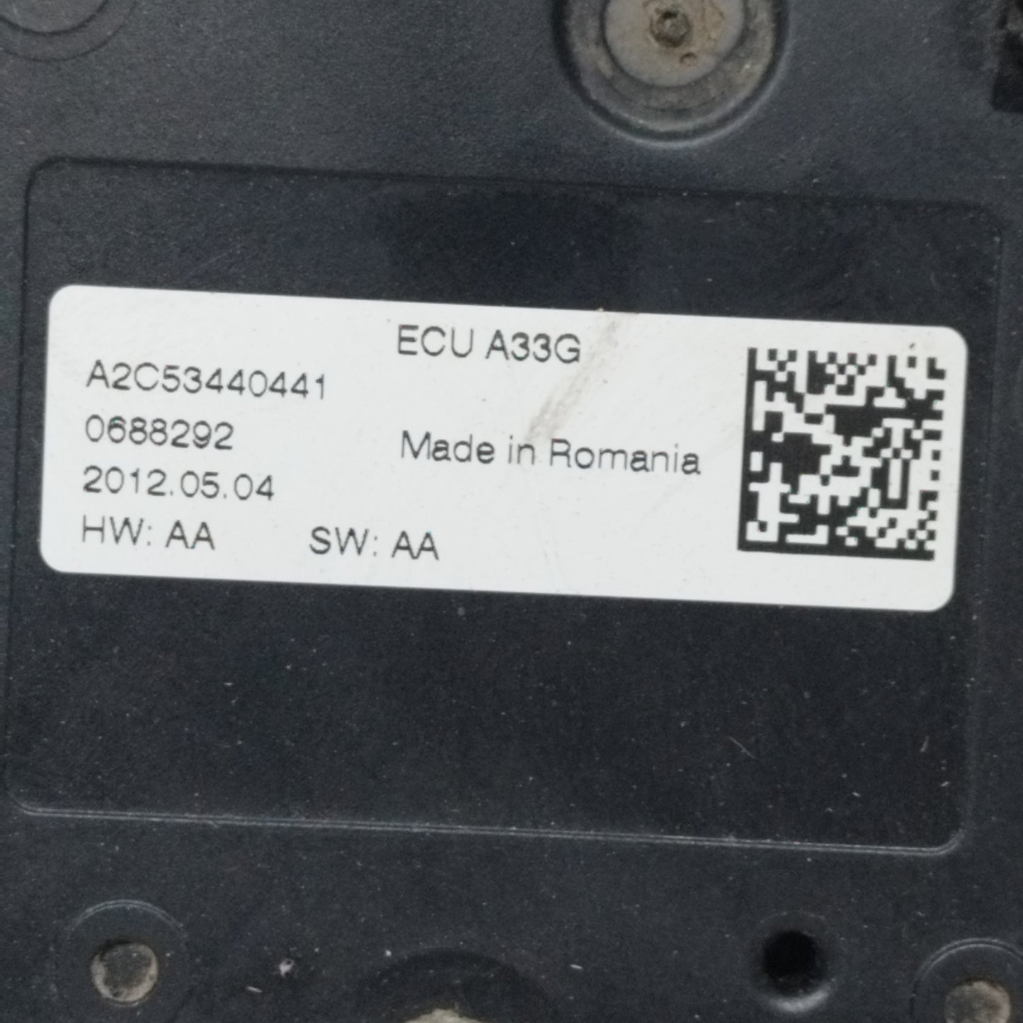 Freno a mano / stazionamento elettrico Opel Meriva B 2011 Cod: a2c53440441 ecoAC9021