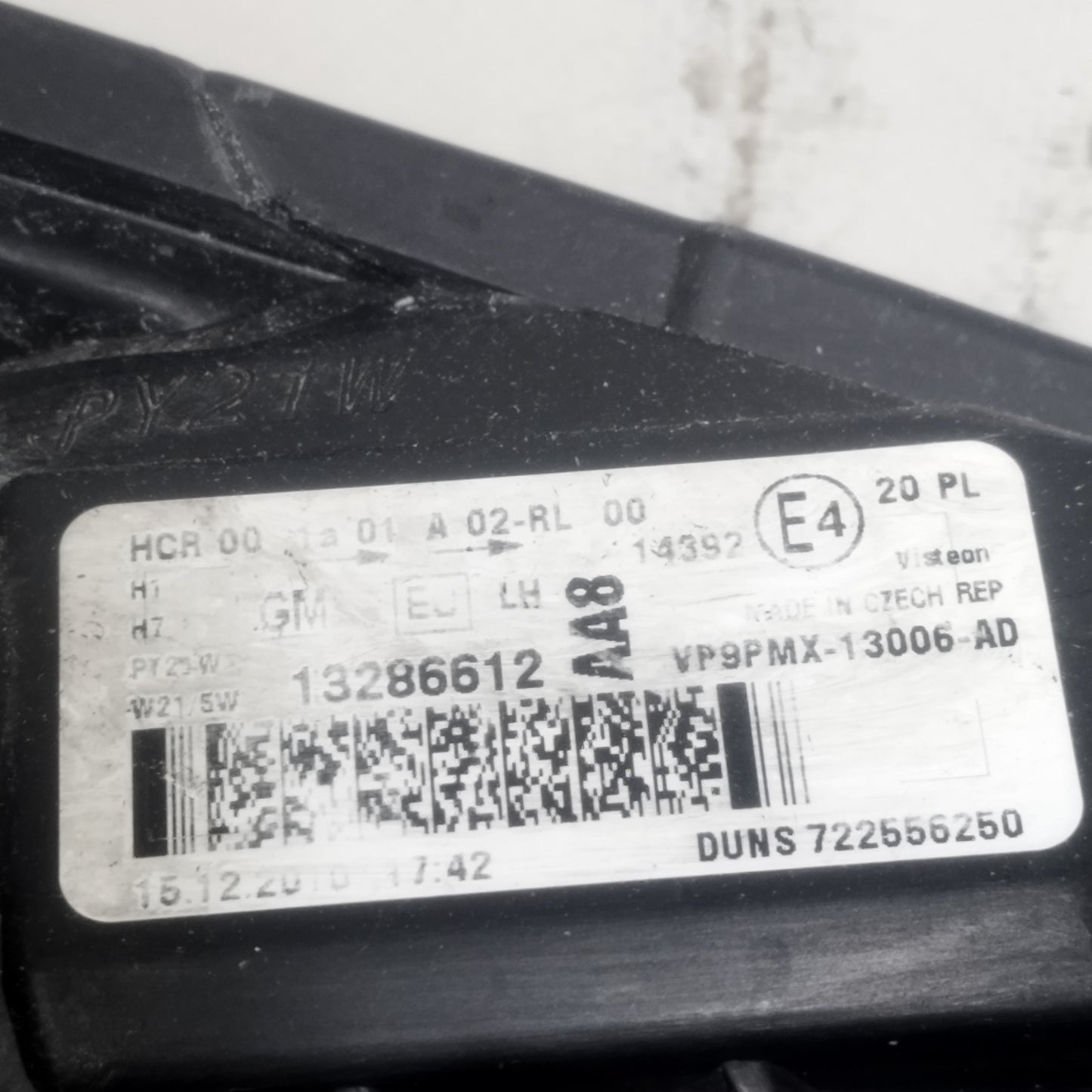 Fanale anteriore sx Opel Meriva B 2012 cod: 13286612 ecoAC14703