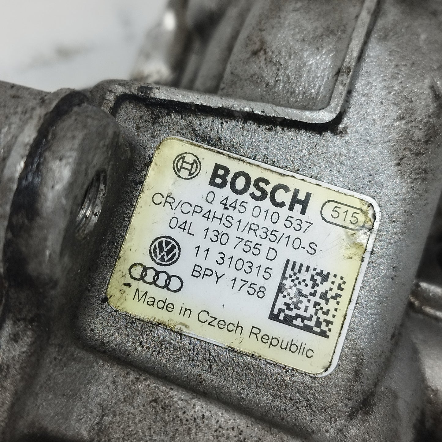 Pompa Common Rail Audi A3 1.6 TDI 2015 Cod: 0445010537 ecoAC14373