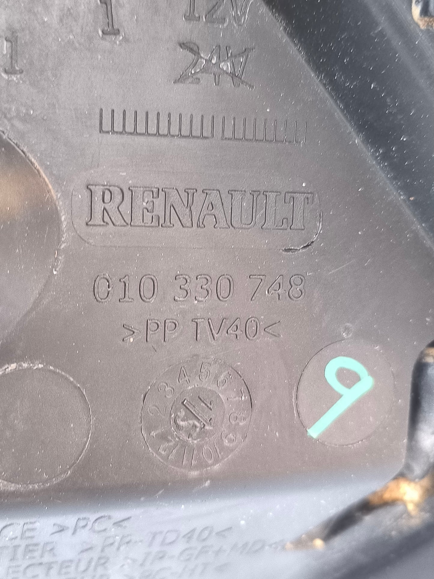 Fanale anteriore dx Renault Clio anno 2015 cod: 010330748 ecoAG7821