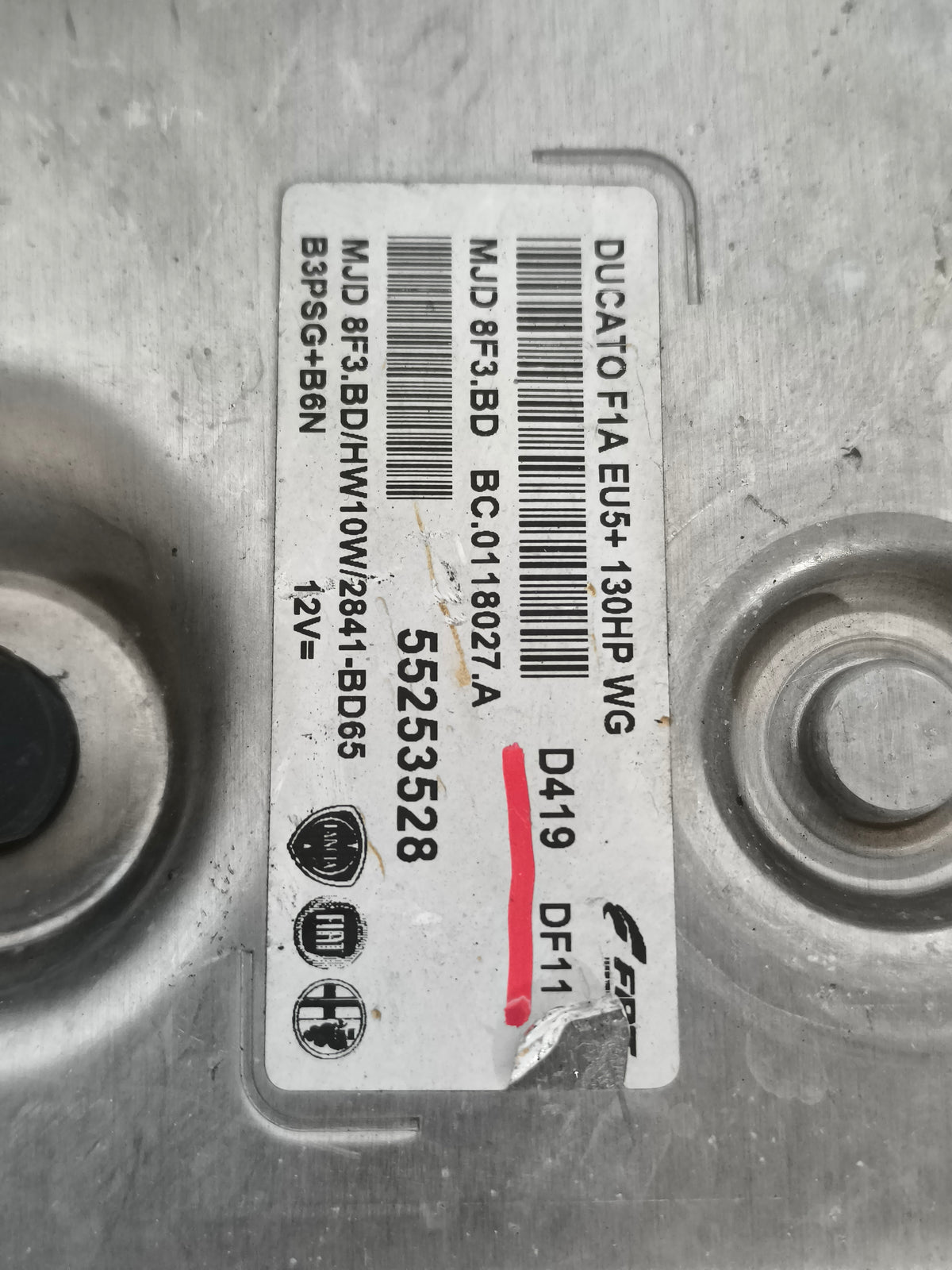 Kit accensione Fiat Ducato 2.3 MTJ 130CV anno 2011-2014 cod: 55253528 ecoAG9743