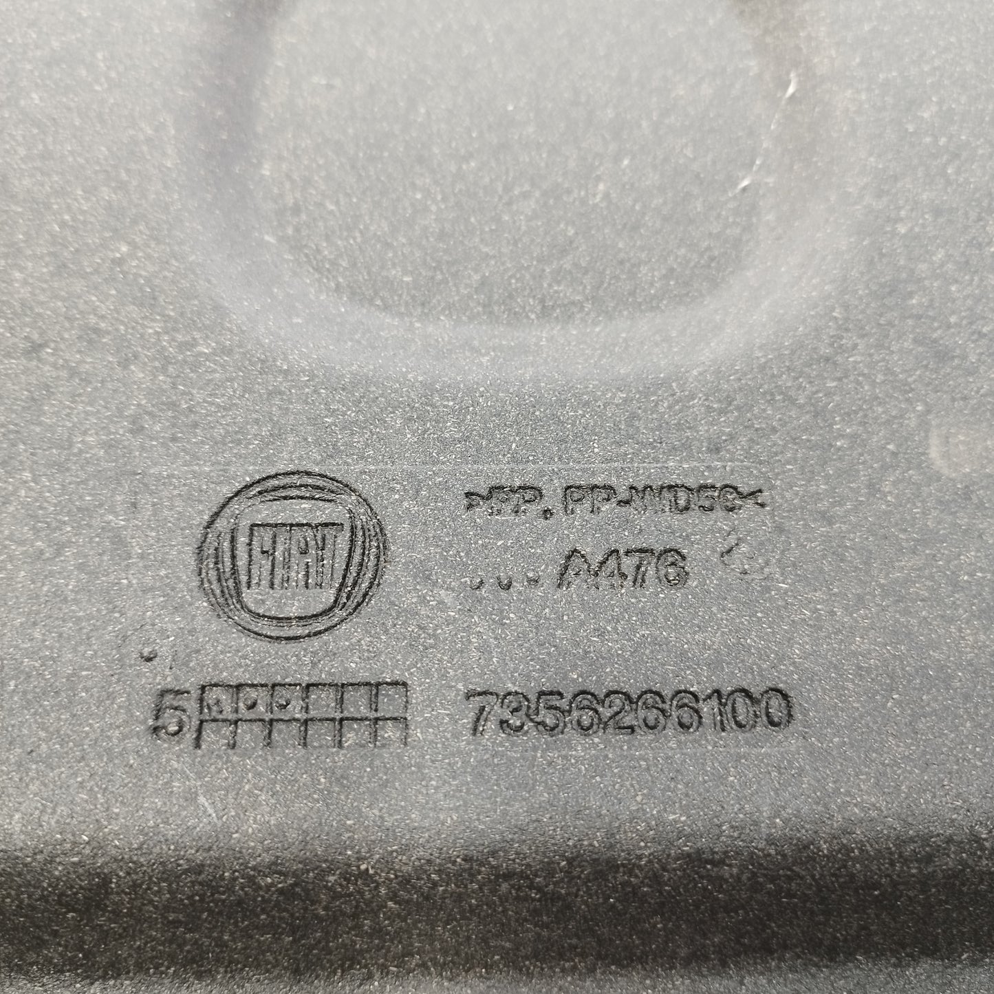 Cappelliera Fiat New Panda 2014 Cod: 7356266100 ecoAC12701