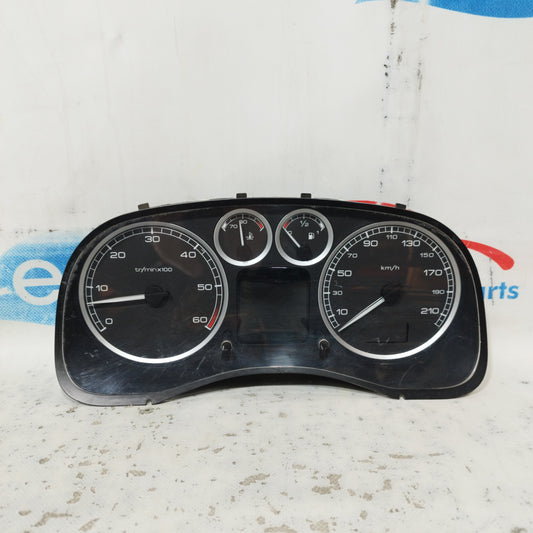 Peugeot 307 1.6 HDI 2005 Instrumententafelcode: 9647538480 ecoAC10273