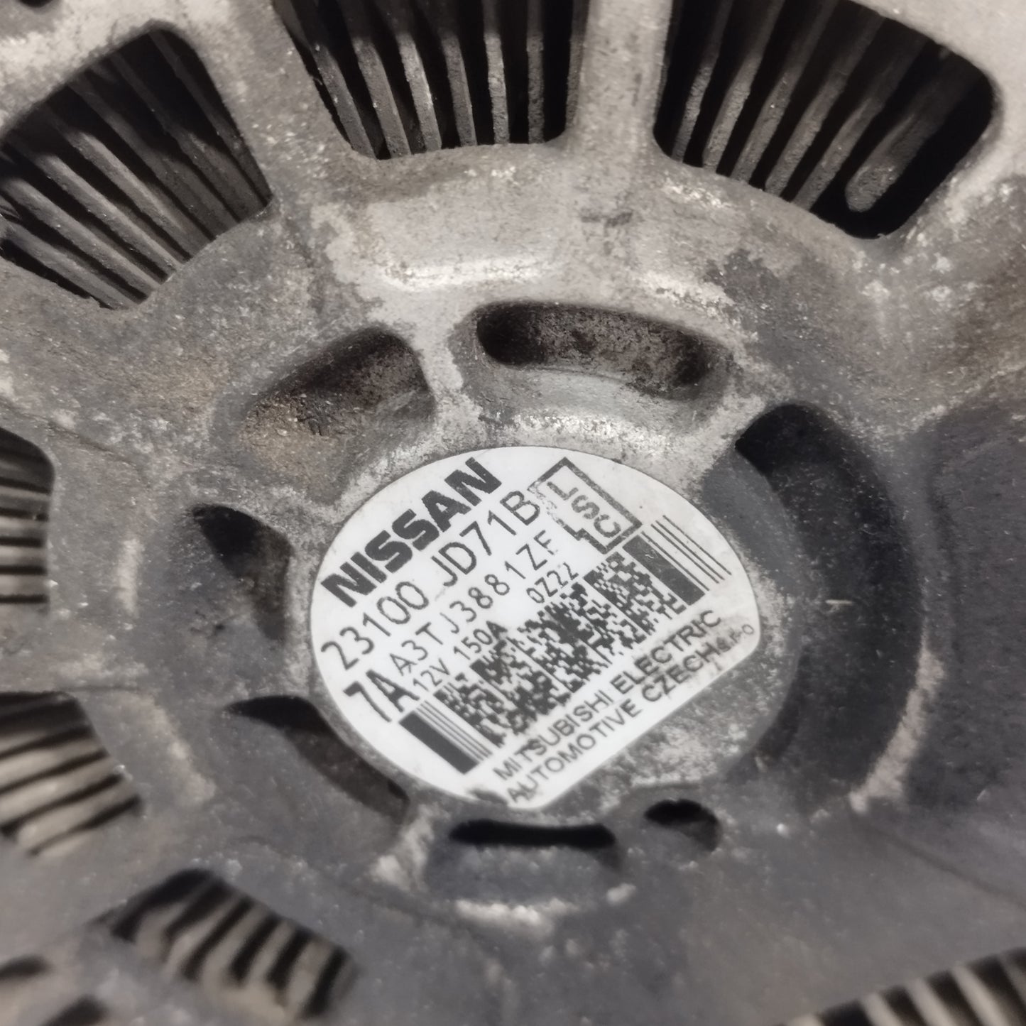 Alternatore Nissan Qashqai 2.0 DCI 2010 cod: 23100 jd71b ecoAC15409