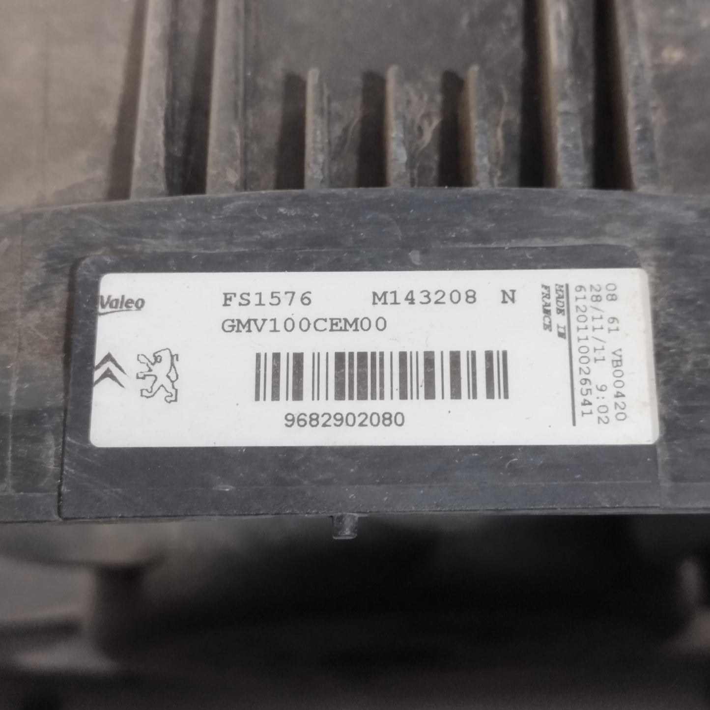 Radiatore A/C Peugeot 207 1.4 B 2011 Codice: 9674813580 ecoAC13224