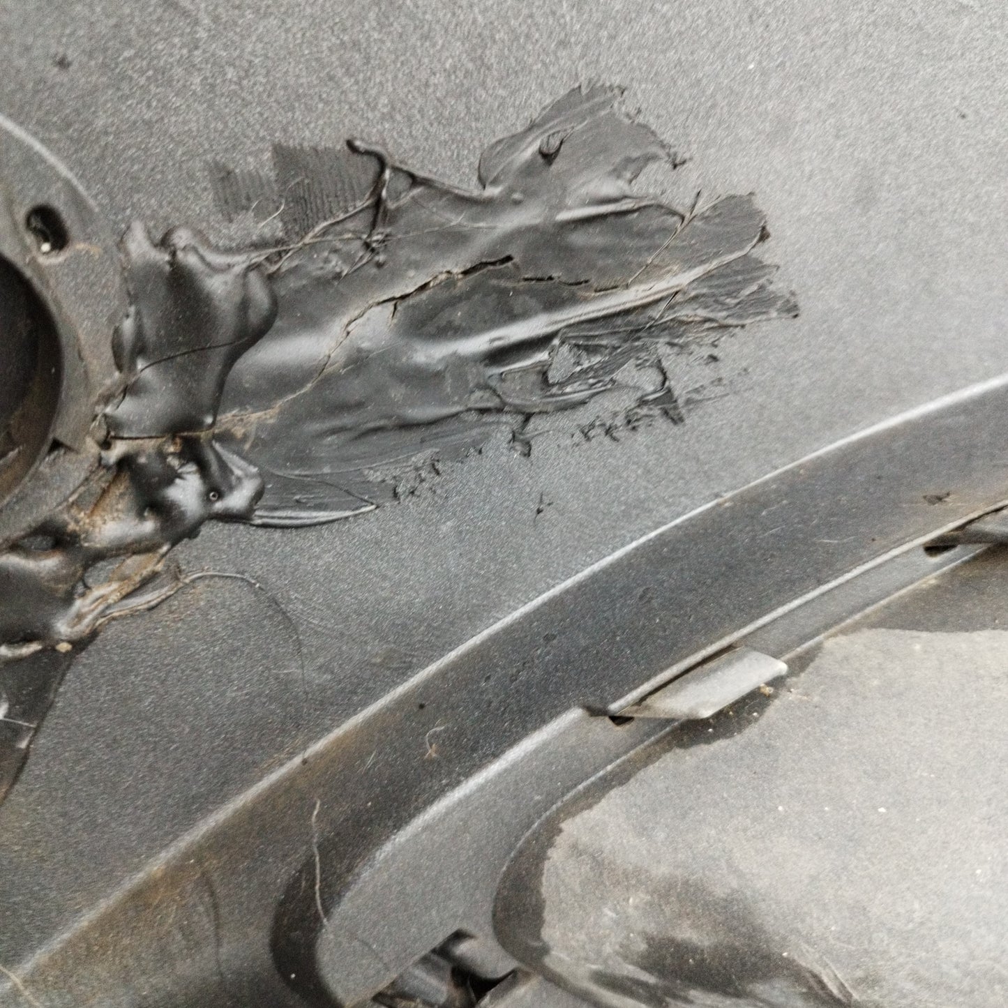 Front bumper Lancia Ypsilon 2008 Dark grey ecoAC10558