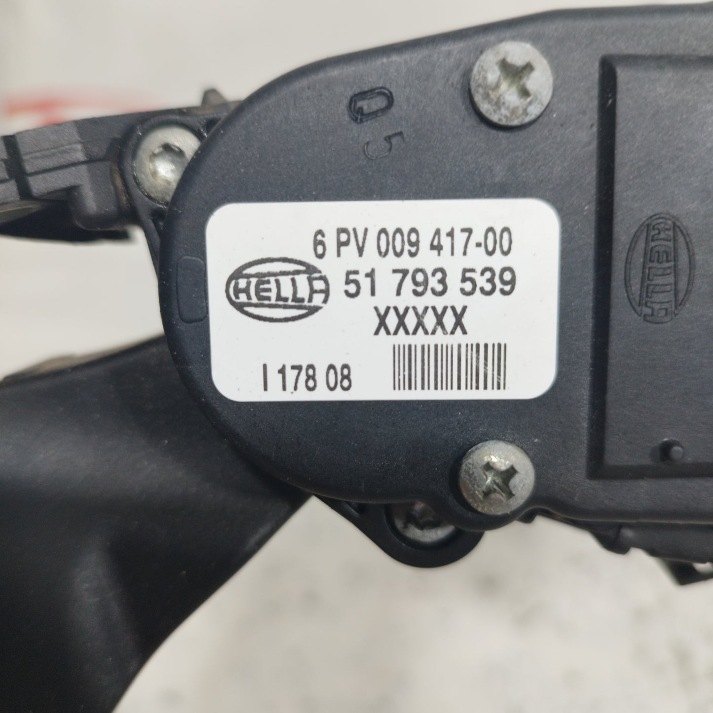 Pedale acceleratore Fiat Strada 1.3 TD 2008 cod: 51793539 ecoAC9095