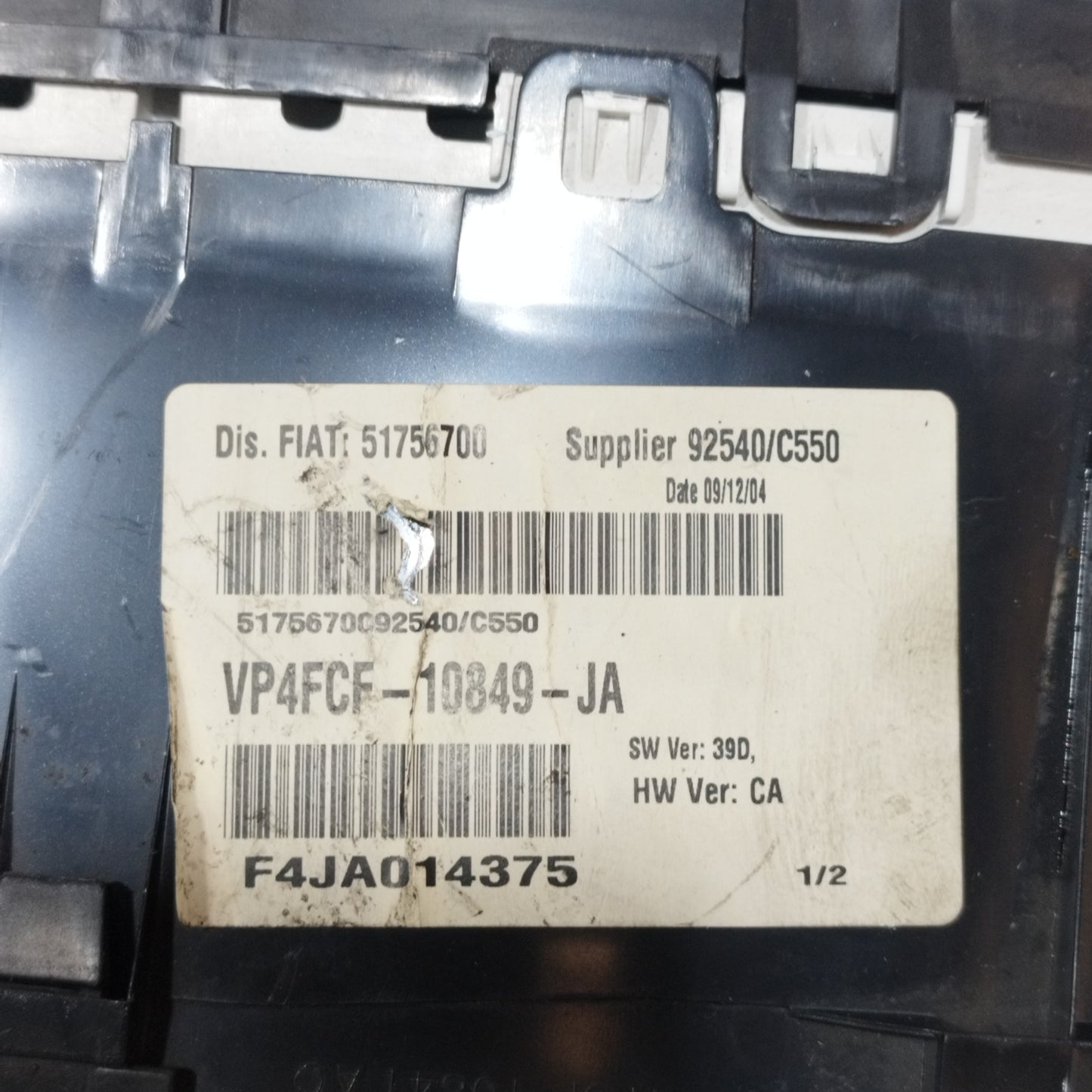 Instrument cluster Fiat Stilo 1.9 JTD 2005 code: 51756700 ecoAC9974