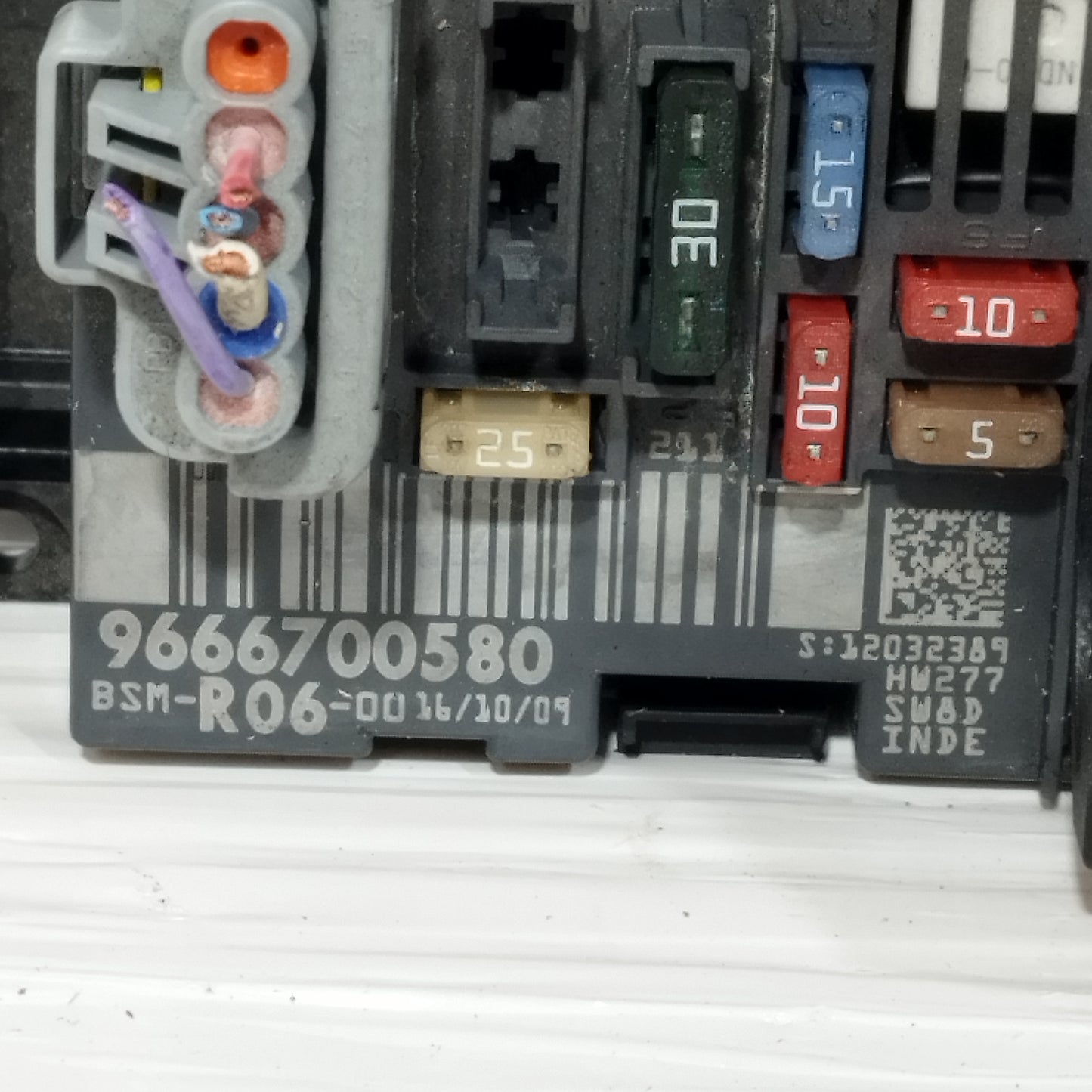 BSM R06 Steuergerät Citroen C8 2.0 D 2008 Code: 9666700580 ecoAC8621