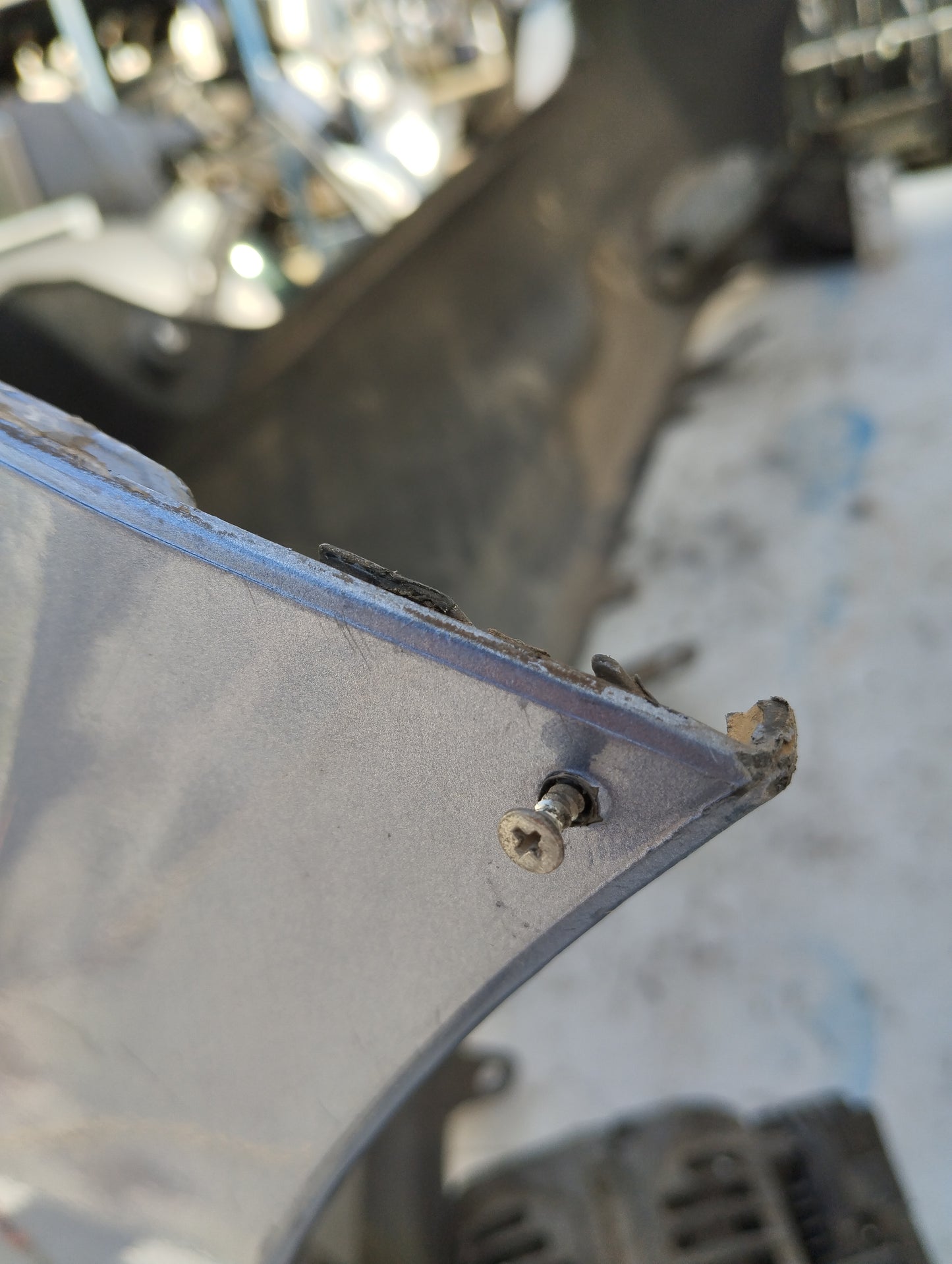 Rear bumper light blue Toyota Yaris 2013 ecoAG5472