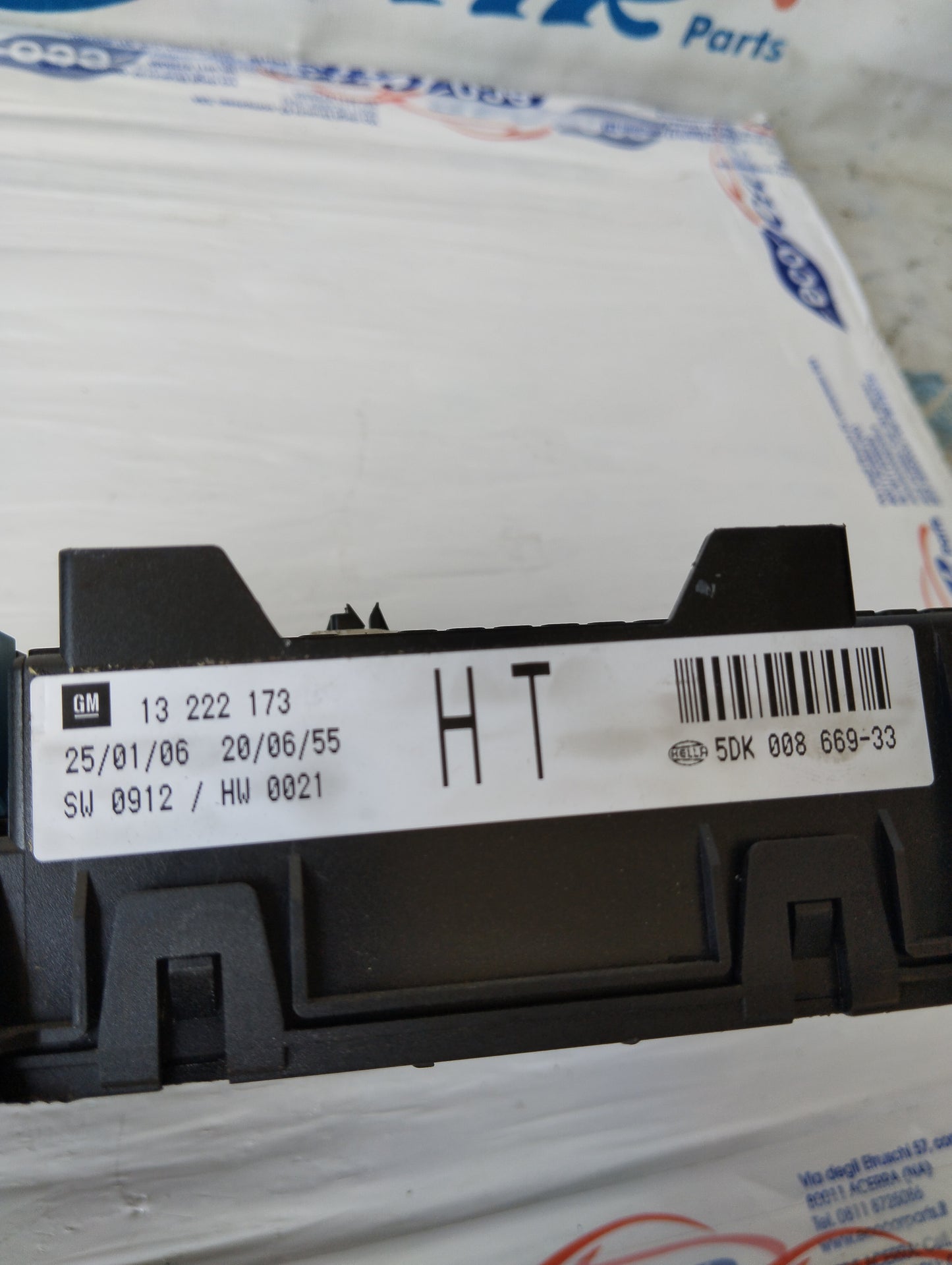 Body computer control unit Opel Astra H 1.7 CDTI code: 13222173 ecoAG5503