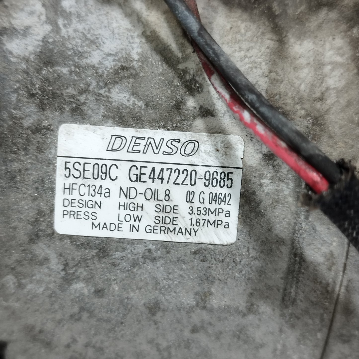 Compressore a / c Mitsubishi Colt / Smart ForFour 1.1 B DENSO 2004-2012 cod: ge447220-9685 ecoAC15518