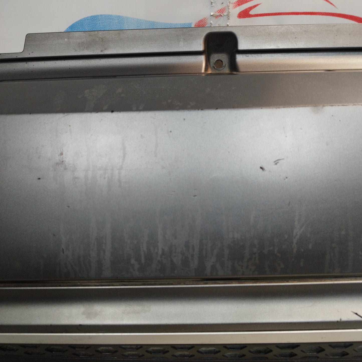 Smart Fortwo 451 Facelift 2010 ecoAC8706 Silbergraue Heckstoßstange