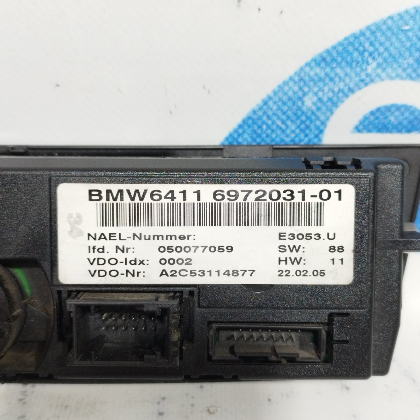 Pulsantiera A/C Bmw Serie 1 E87 2005 Cod: 697203101 ecoAC8589