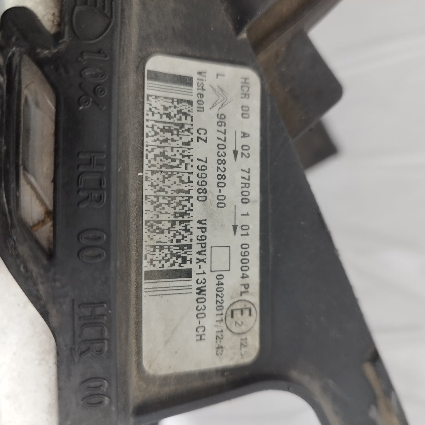 Fanale anteriore sx Citroen DS3 2011 Cod: 9677038280-00 ecoAC13734