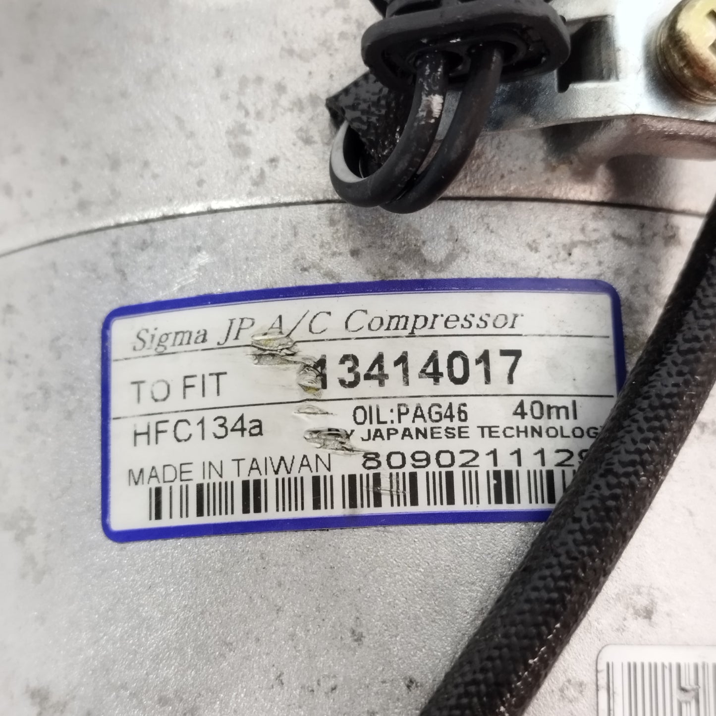 Compressore a / c Opel Astra J / Meriva B 1.7 D 2010-2015 cod: A0012303511 ecoAC15543