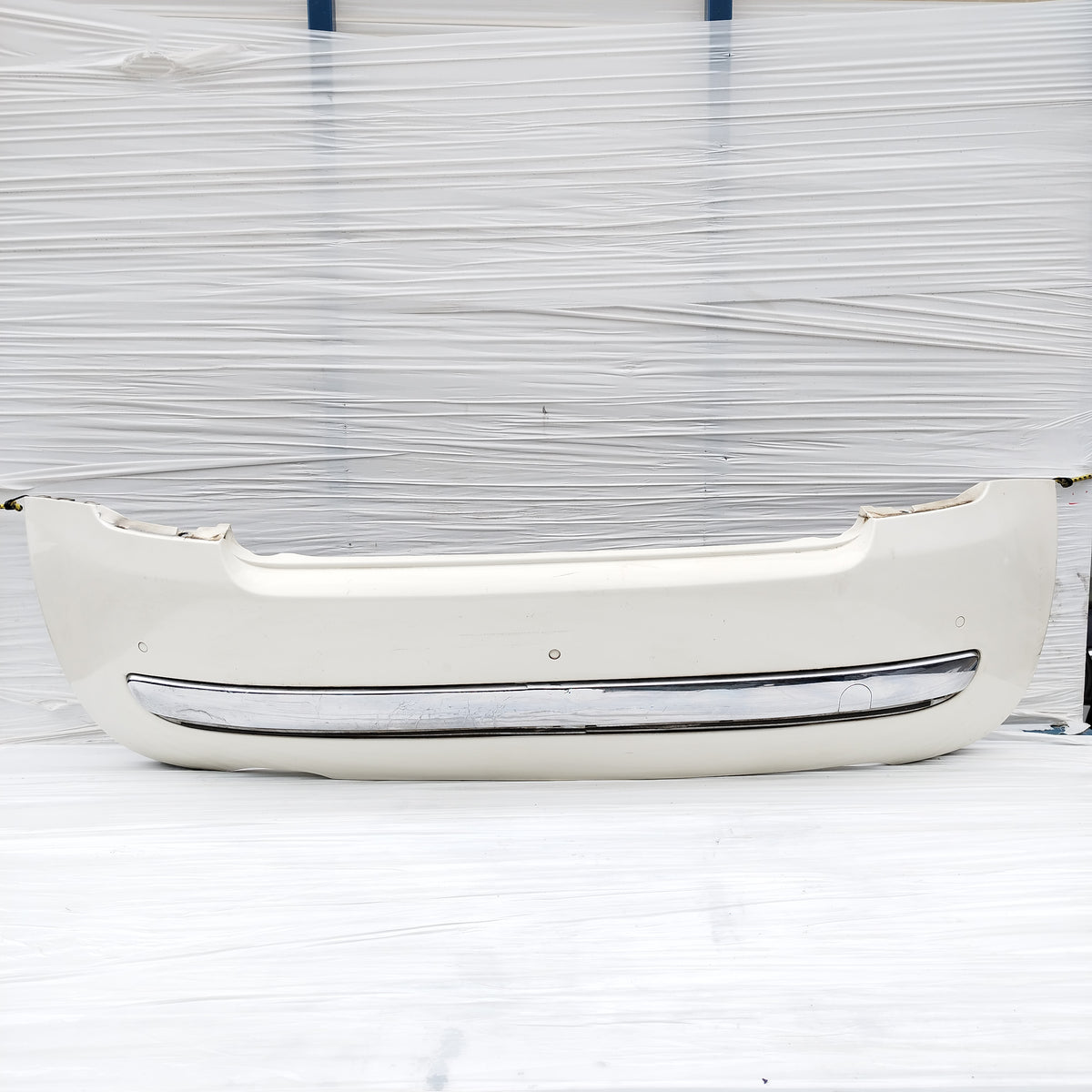 Paraurti posteriore bianco Fiat 500 (312) 2007-2015 cod: 735425627 ecoAC15757
