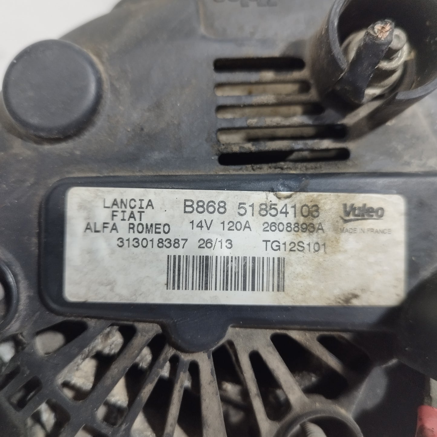 Alternatore Fiat Grande Punto 1.3 MTJ 2008 cod: 51854103 ecoAC15234