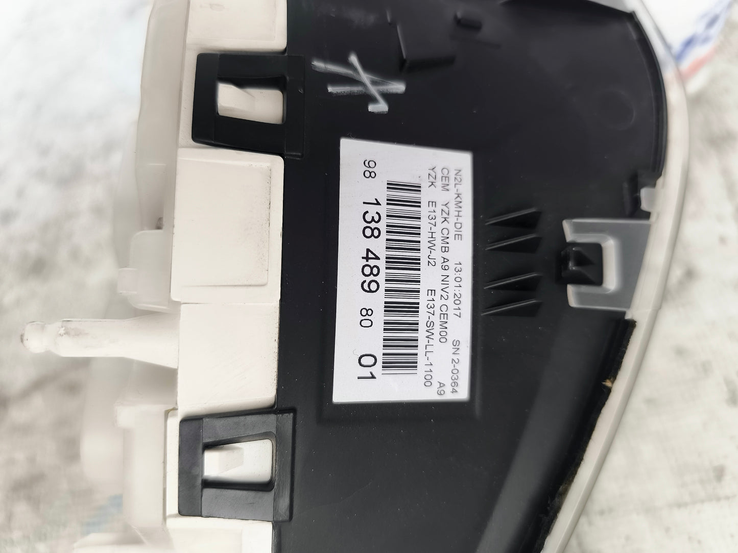 Quadro Strumenti Peugeot 208 1.6 HDI 2013 cod: 981384898001 ecoAG5928