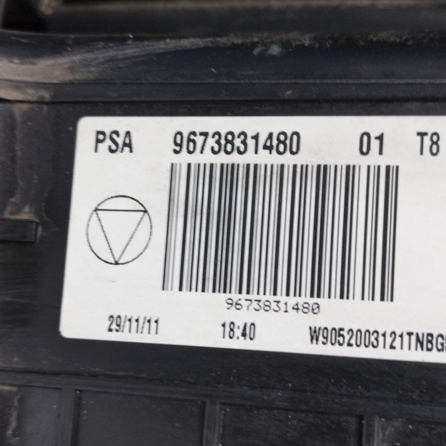 Peugeot 3008 2011 digitale Komplettheizung Code: 9673831480 ecoAC9609