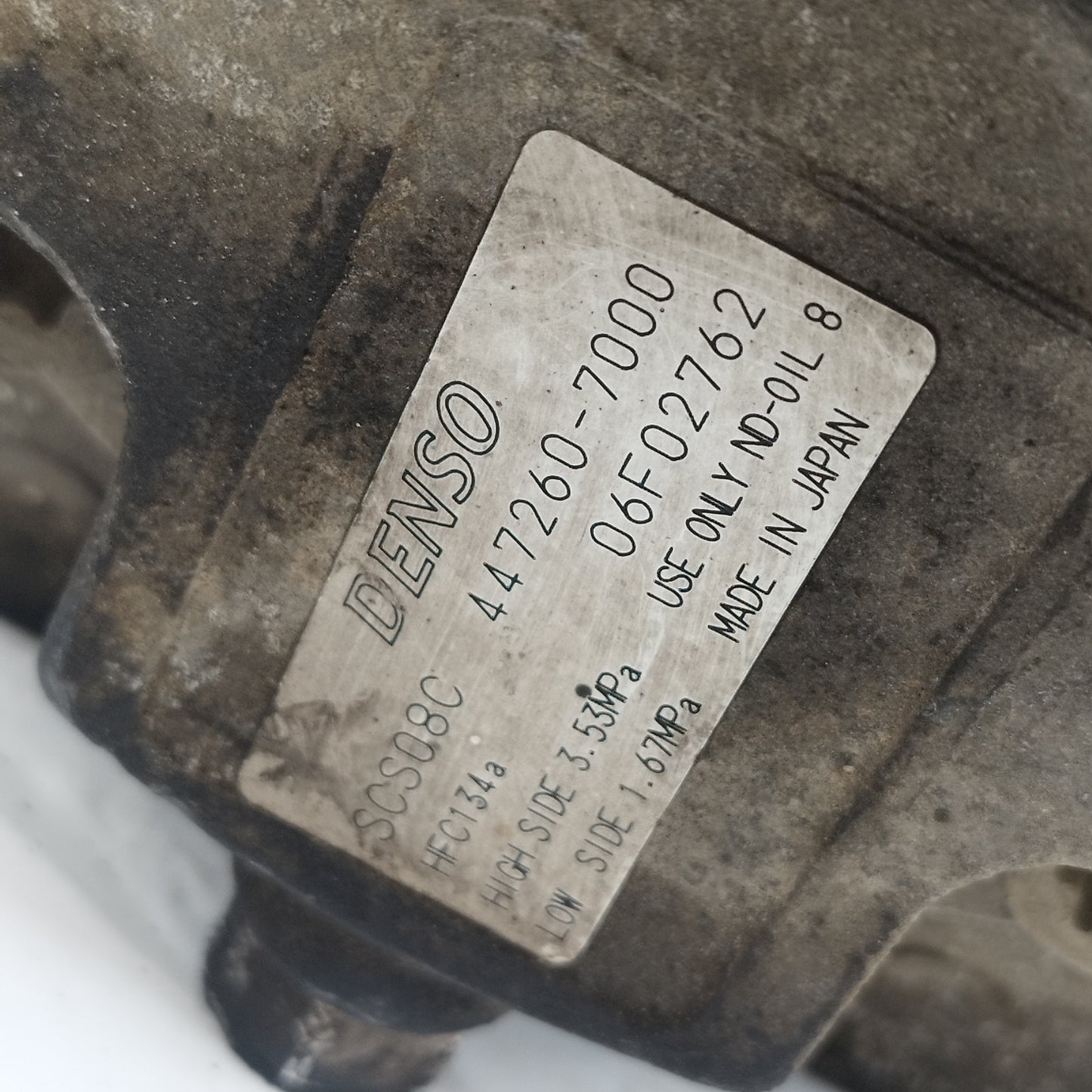 Compressore a / c Fiat Doblò (233) I serie 1.9 JTD 2000-2005 cod: 447260-7000 ecoAC16092