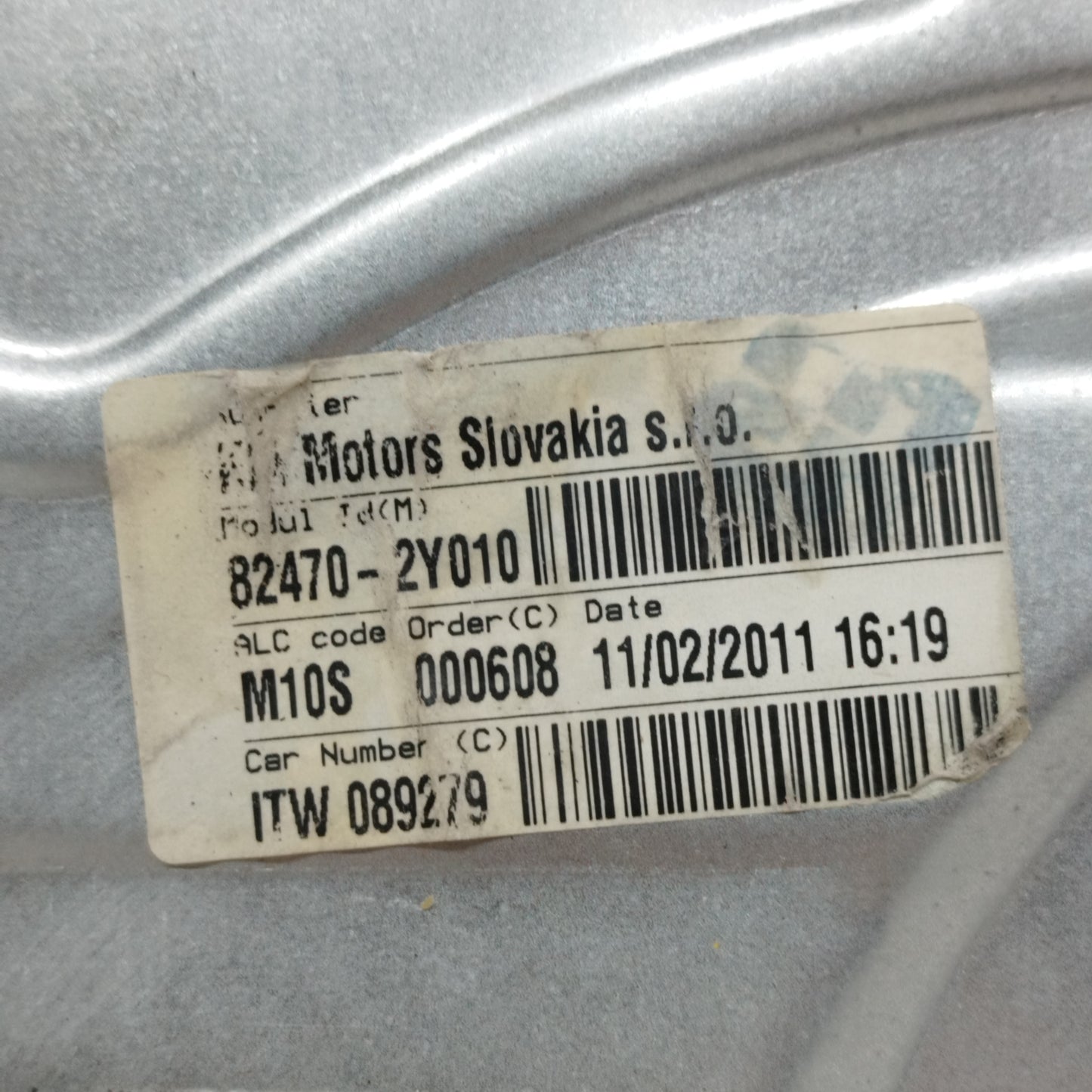 Cremagliera a pannello anteriore sx Hyundai IX35 2011 cod: 82470-2Y010 ecoAC9935