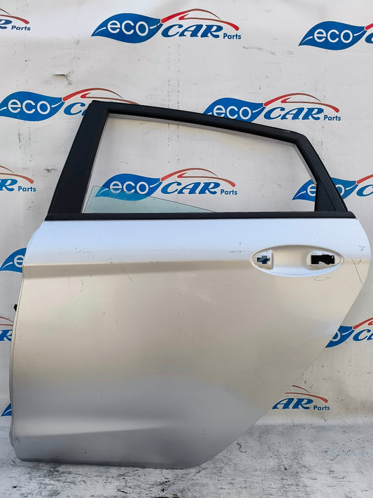 Rear door left silver grey Ford Fiesta 2012 ecoAG6161