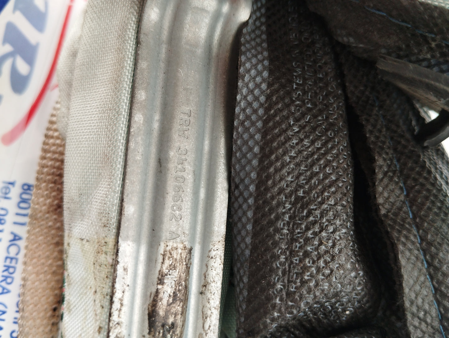 Side curtain airbag left / right Fiat New Panda 2013 code: 34106682a ecoAG5426