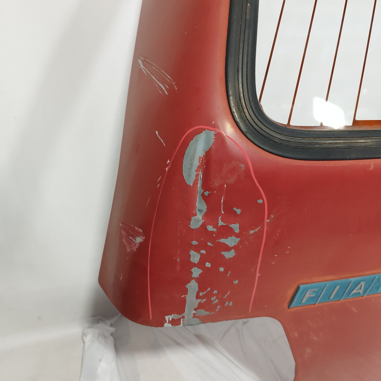 Portellone posteriore rosso Fiat Uno 1993 ecoAC14042