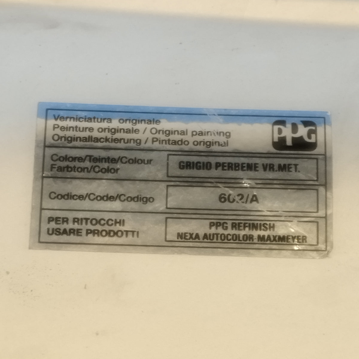 Portellone grigio perbene Fiat 600 (187) 2005-2010 ecoAC17656