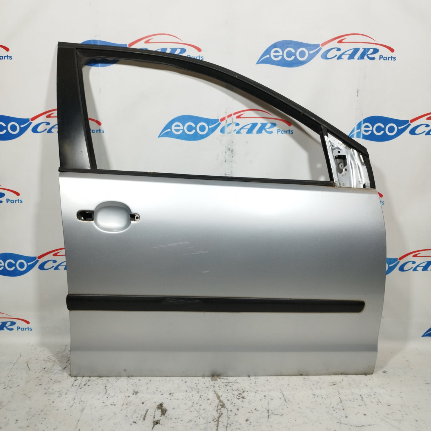 Vordere rechte Tür, silbergrau, Volkswagen Polo 2006 ecoAC8544
