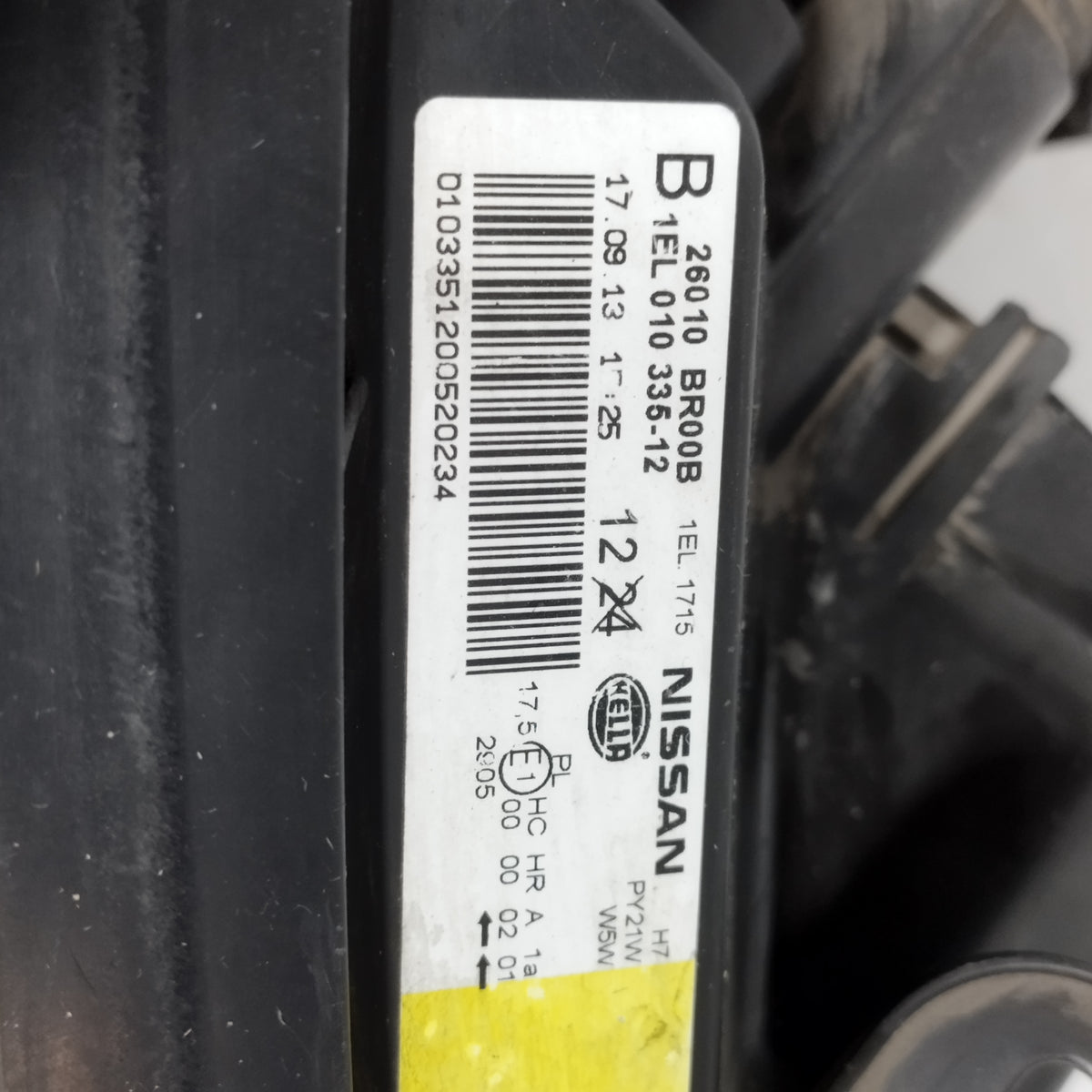 Fanale anteriore dx Nissan Qashqai+2 (J10 / JJ10) 2010-2013 Restyling cod: 26010Br00b ecoAC16925