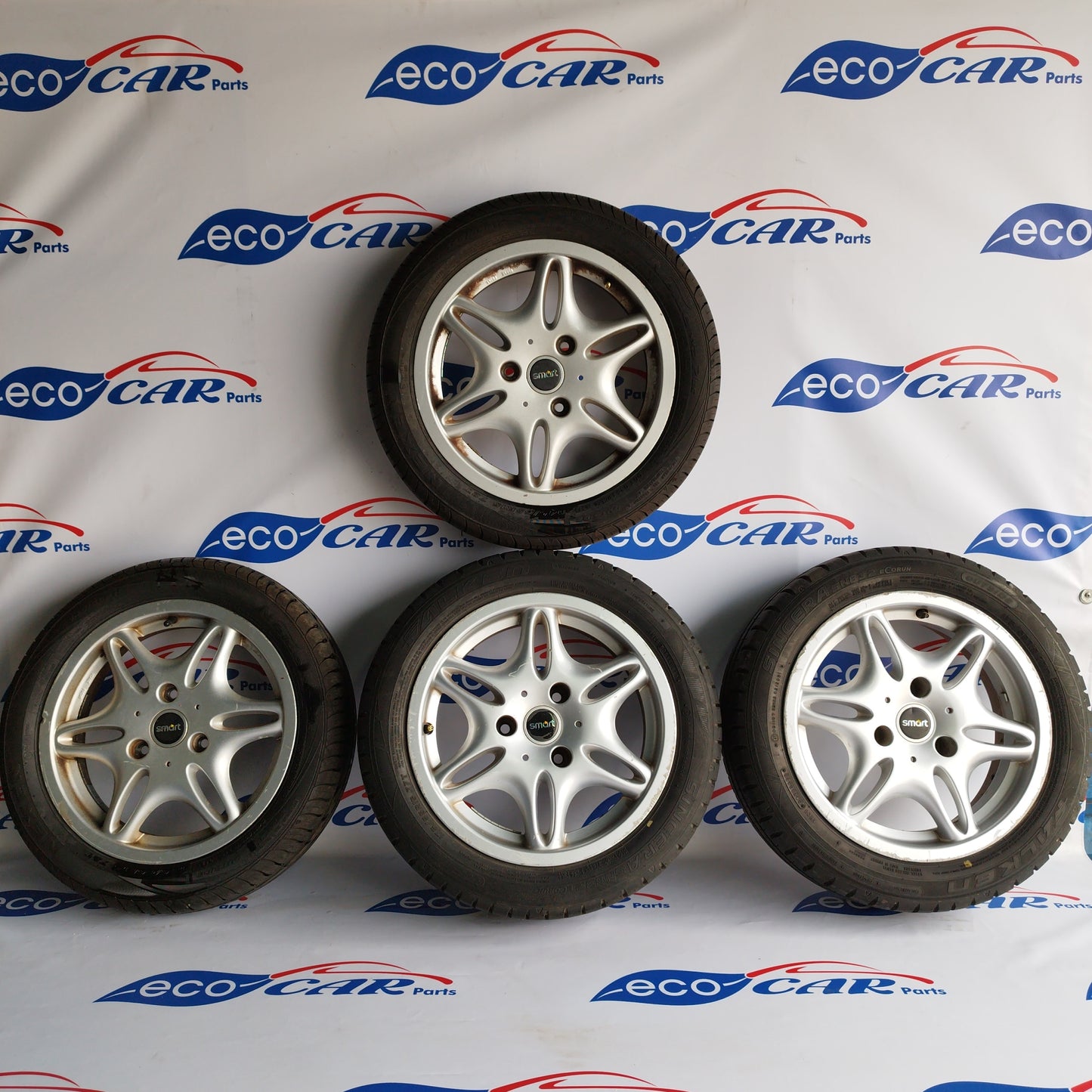 Cerchi completi di gomme Smart Fortwo 450 falken ecoAC056