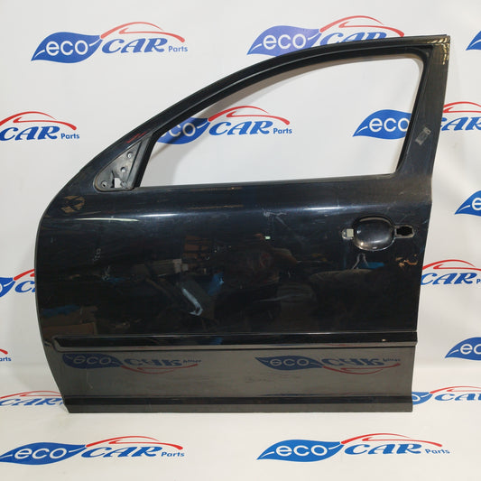 Schwarze linke Vordertür Skoda Octavia 2008 ecoAC131