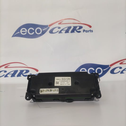 Subaru Forester 2015 Klimaanlagenbedienfeld Code 72311sg120 ecoAG124