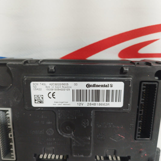 Centralina comfort Renault Clio 2015 cod: 284b18663r/a2c92226605 ecoAC271