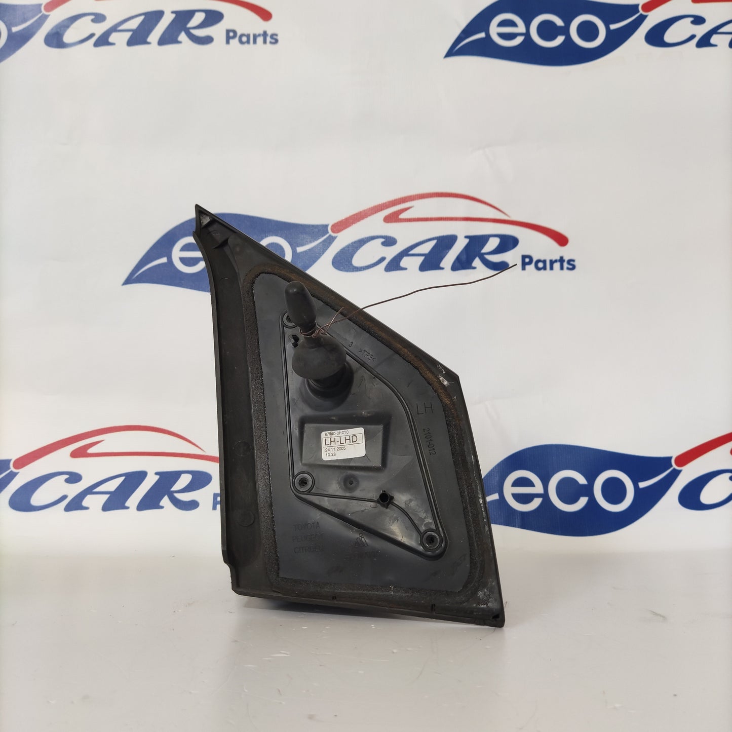 Linker Außenspiegel Citroen C1 2003, Schaltgetriebe, rot, ecoAG251