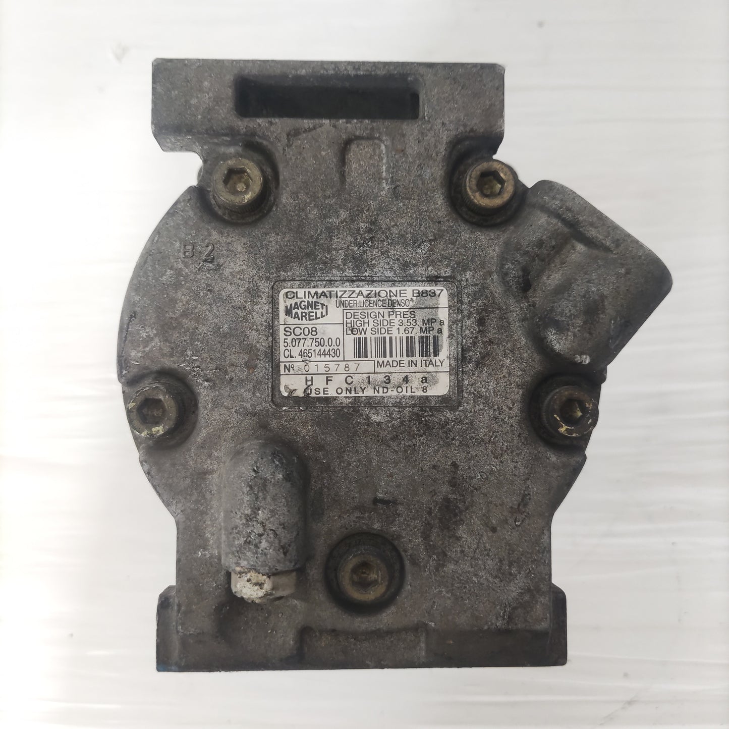 Air conditioning compressor Fiat Punto 1.2b 2001 code: 465144430 ecoAG392