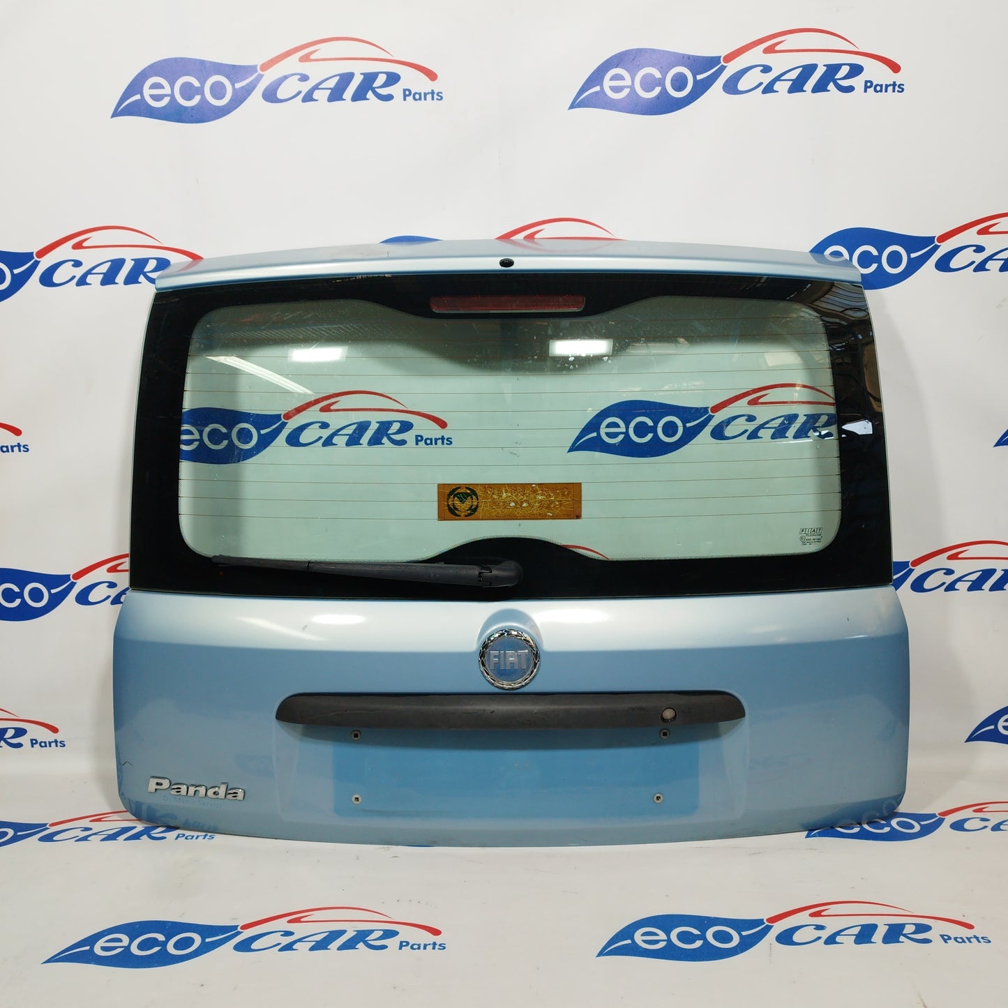 Fiat Panda 2004 ecoAC463 hellblaue Heckklappe