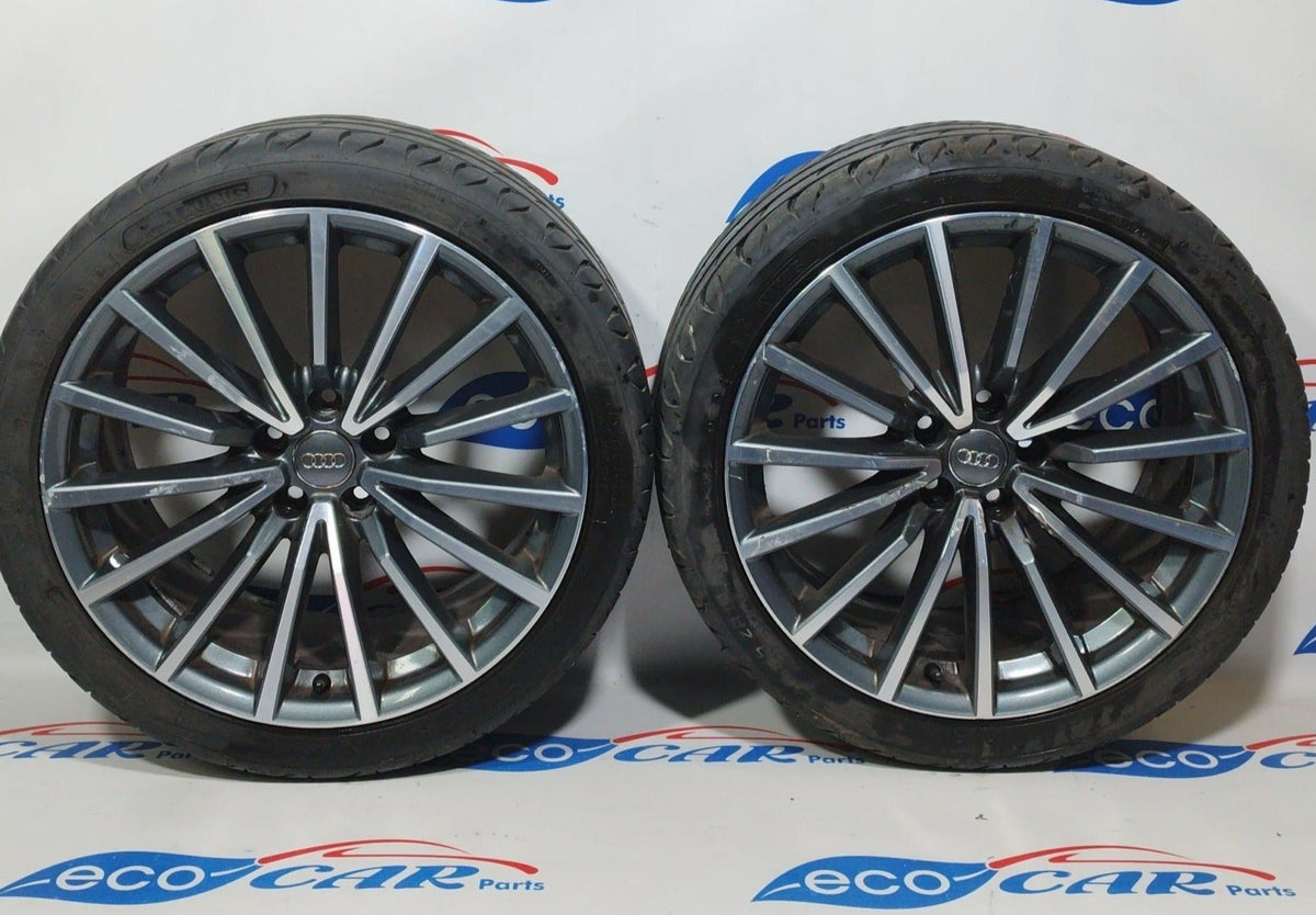N. 2 Cerchi in lega con gomme da 19 pollici Audi A5/S5 Sportback 40 g-tron 2019 codice 8w0601025an ecoAC555