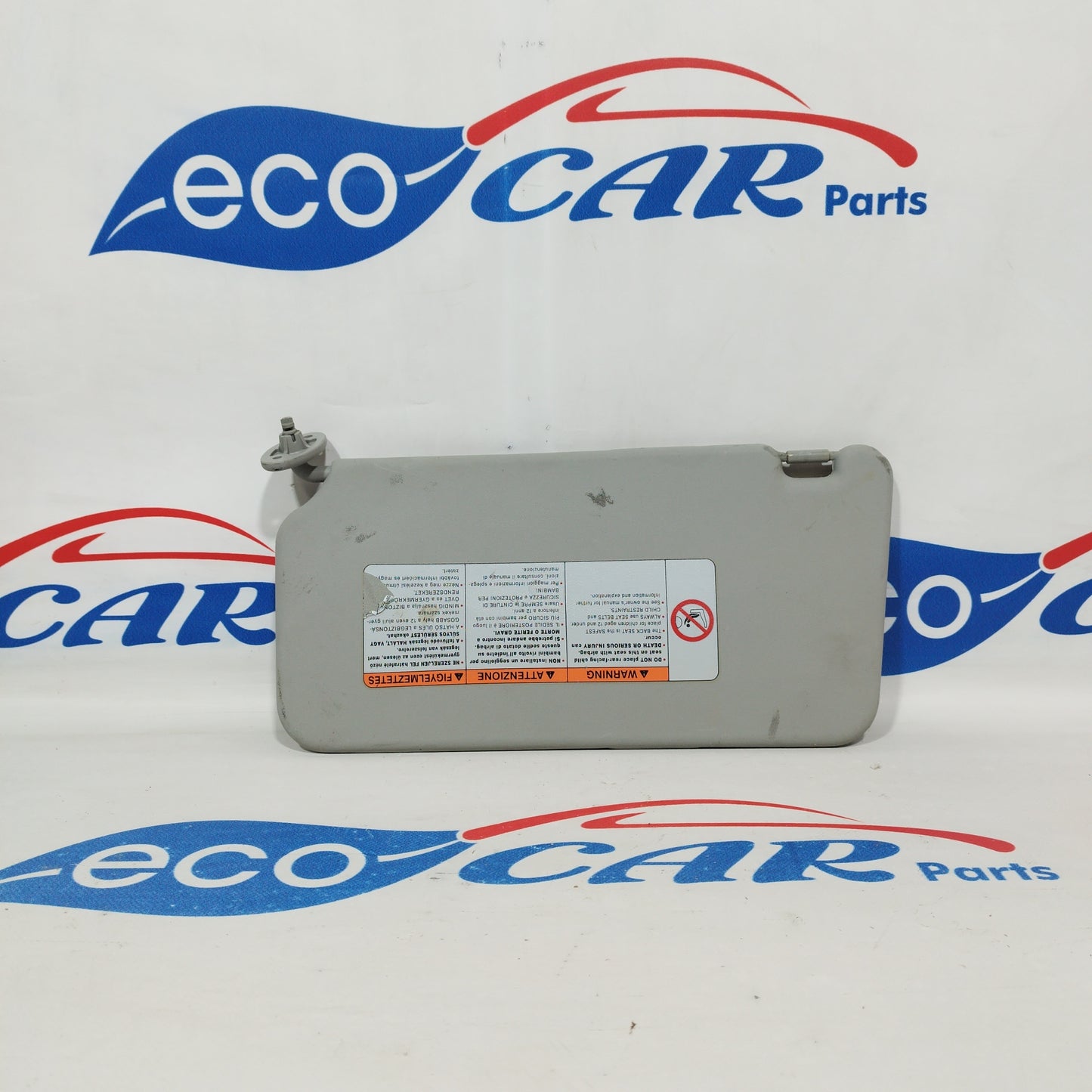 Gray right sun visor Fiat 16/Suzuki Sx4 2009 ecoAC635