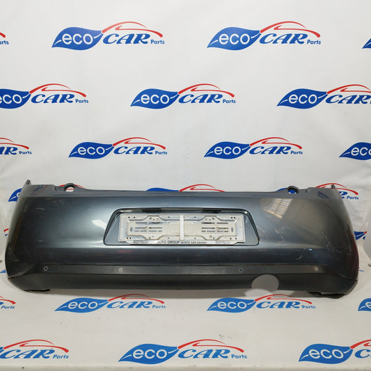 Dunkelgraue Heckstoßstange für Citroen C3 2009 mit Parksensoren ecoAC651