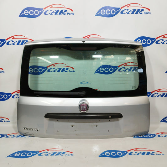 Silver gray tailgate Fiat Panda 2010 ecoAC734