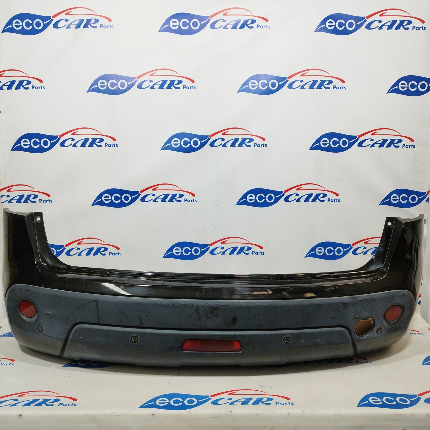 Paraurti posteriore nero con sensori di parcheggio Nissan Qashqai 2007 codice: 85022jd00h ecoAC735