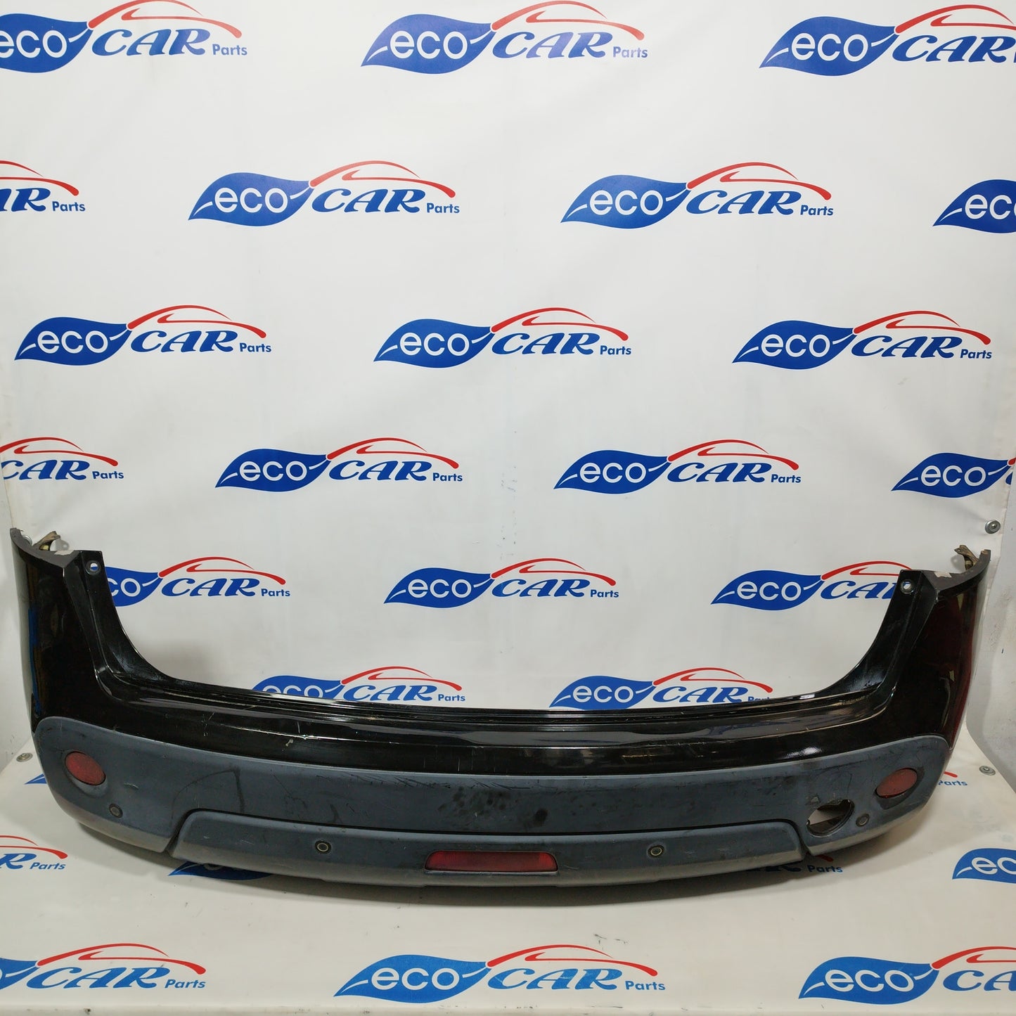 Schwarzer Heckstoßfänger mit Einparkhilfe für Nissan Qashqai, Baujahr 2007, Code: 85022jd00h ecoAC735