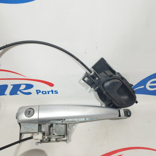 Gray left front external handle complete with lock and internal handle Peugeot Partner 2012 / Citroen Berlingo ecoAC761