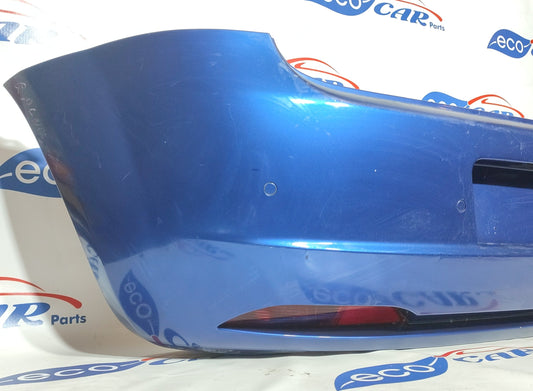 Fiat Grande Punto blue rear bumper with ecoAG667 parking sensors