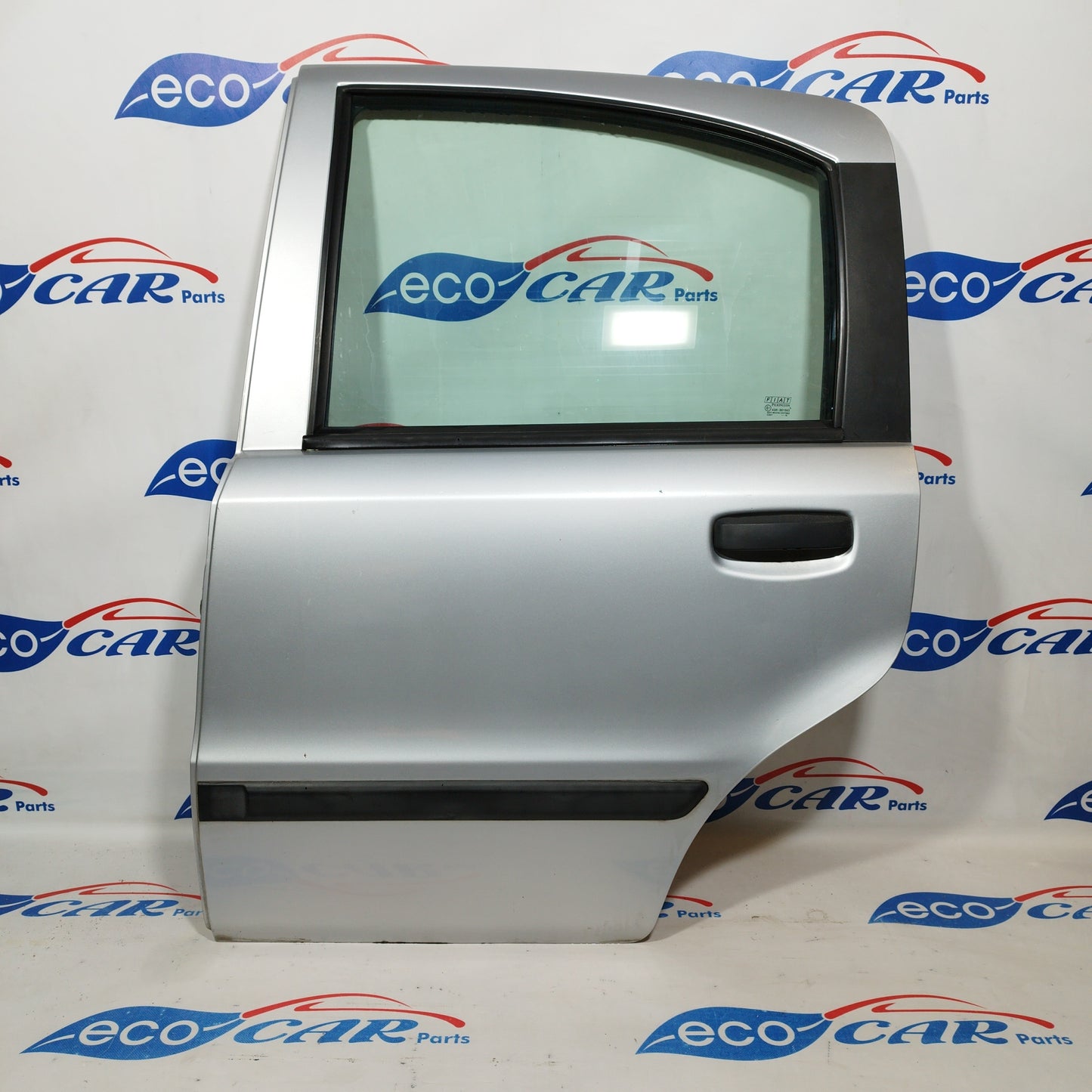 Hintere linke Tür, silbergrau, Fiat Panda 2010 ecoAC999